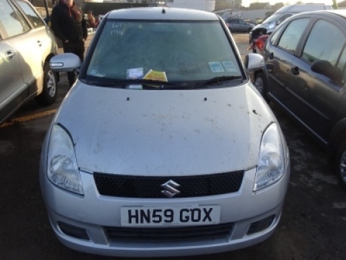 SUZUKI SWIFT SZ-L - HN59 GOX Date of registration: 07.11.2009 1328cc, petrol, 5 speed manual, silver Odometer reading at last MOT: 78,569 miles MOT expiry date: 22.03.2021 No key, V5 available