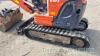 Kubota U10 micro digger (2014) With 2 buckets - 11