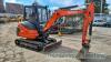 Kubota KX71-3 mini digger (2014) With red and black keys - 5