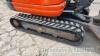 Kubota KX71-3 mini digger (2014) With red and black keys - 8