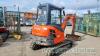 Kubota KX71-3 mini digger (2014) With red and black keys - 9