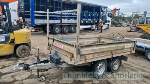 Wessex twin axle tipping trailer