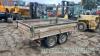 Wessex twin axle tipping trailer - 6