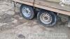 Wessex twin axle tipping trailer - 8