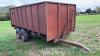 Twin axle tipping trailer - 2