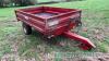 Warwick single axle tipping trailer 10ft x 6ft - no contents - 2