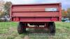 Warwick single axle tipping trailer 10ft x 6ft - no contents - 4