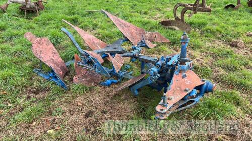 2 furrow reversible plough