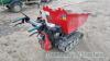 Honda TD500 petrol hi lift tracked barrow A627797 - 5