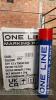 12 no 750ml cans of red line marking paint