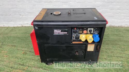 Diesel silent generator