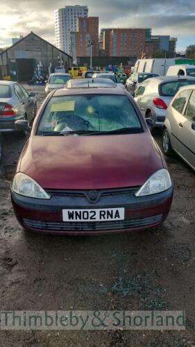 VAUXHALL CORSA CLUB 16V - WN02 RNA