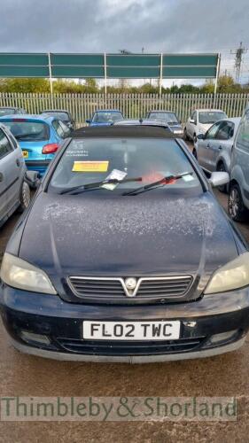 VAUXHALL ASTRA COUPE CONVERTIBLE - FL02 TWC.