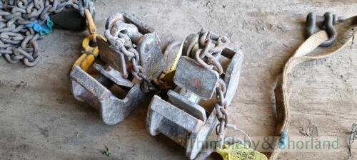 Pair of Peri trio clamps