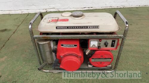 Honda E1500 generator