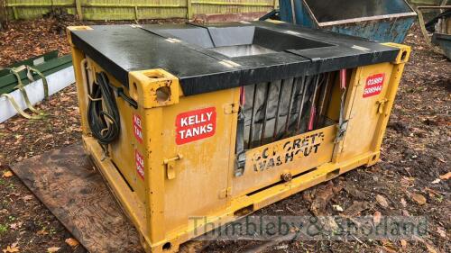 Kelly concrete wash out tank (2021)