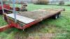 Warwick twin axle bale trailer 24ft x 8ft - 8