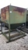 Feed hopper on stand 154 x 154 x 223 (max) cms