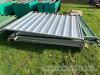 10 solid Heras fence panels