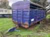 Wooton twin axle livestock trailer