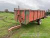 Single axle grain trailer