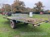 Single axle bale trailer - 2