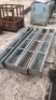 4 galvanised troughs - length 274 cms