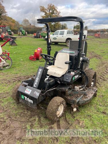 National trim ride on rotary mower