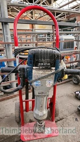 Bosch GSH7VC breaker on trolley