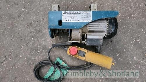 Silverline 500w electric hoist