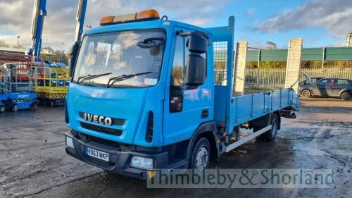 Iveco Plant Lorry (2014) registration No: RO63 WKP 3920cc, diesel MOT to 31.05.2023 With V5 registration document and 2 sets of keys