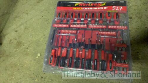 106pc screwdriver set