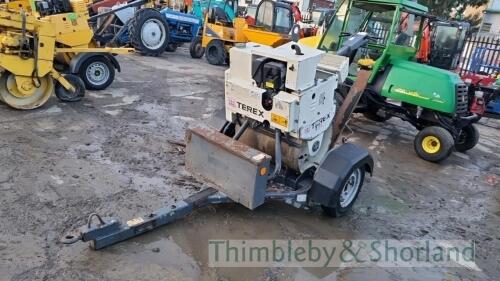 Benford 1-71 pedestrian roller and trailer