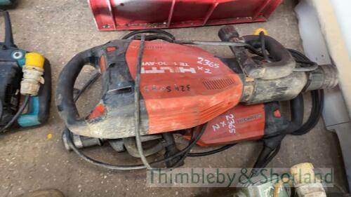 2 Hilti TE1000 breakers for spares