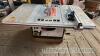 Performance table saw 240v