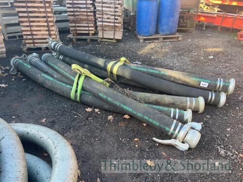 6no Alta Gomma water pump pipes