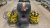 Karcher vacuum and 2 Numatic James vacuums