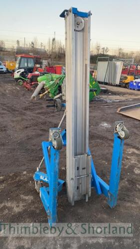 Genie SLA10 material lift with forks gwo