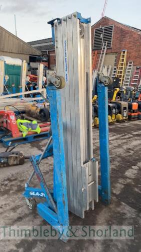 Genie SLA20 material lift with forks gwo