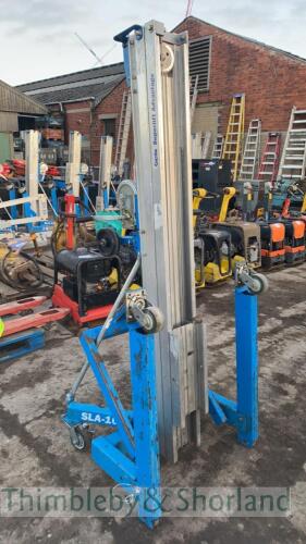 Genie SLA10 material lift with forks gwo