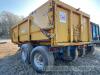 Richard Western Twin Axle Trailer Grain chute, hydraulic tail gate, rear steer axle, silage sides - 2