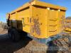 Richard Western Twin Axle Trailer Grain chute, hydraulic tail gate, rear steer axle, silage sides - 4