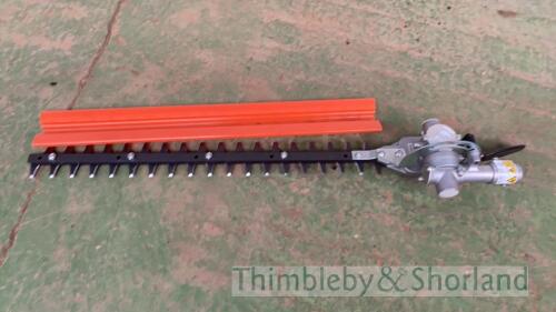 Combi unit hedge cutter attachment