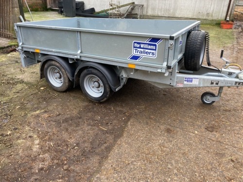 Ifor Williams twin axle plant trailer