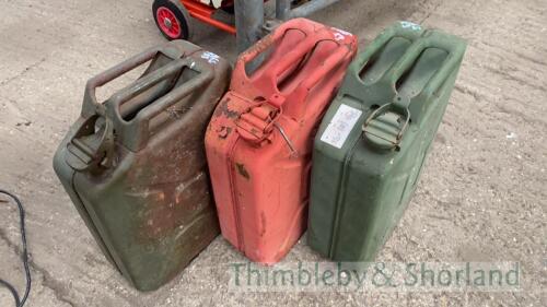 3 jerry cans