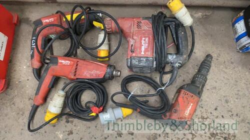 4 Hilti tools