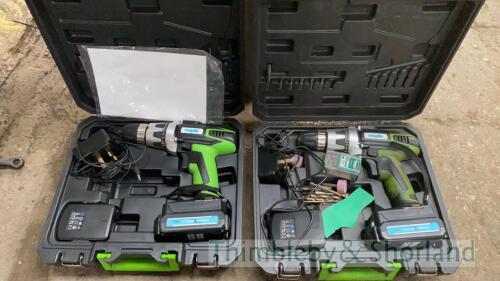 2 cordless drills