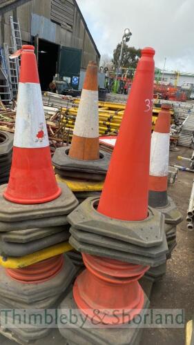 Pallet of road cones