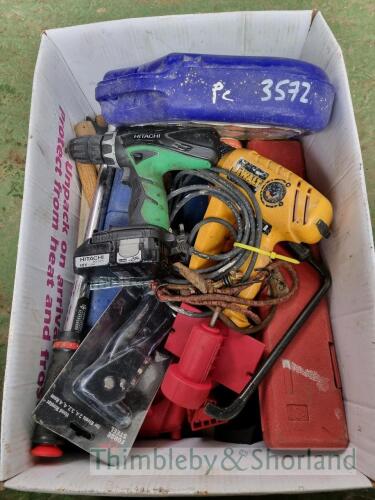 Mixed box of tools