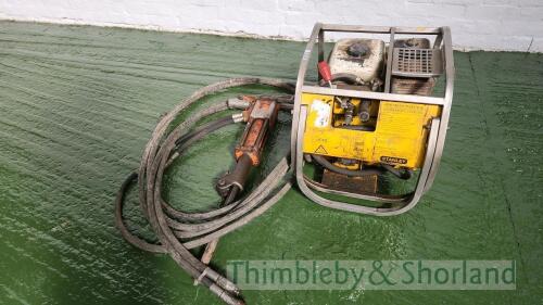 Stanley HP40 hydraulic pack hose and gun